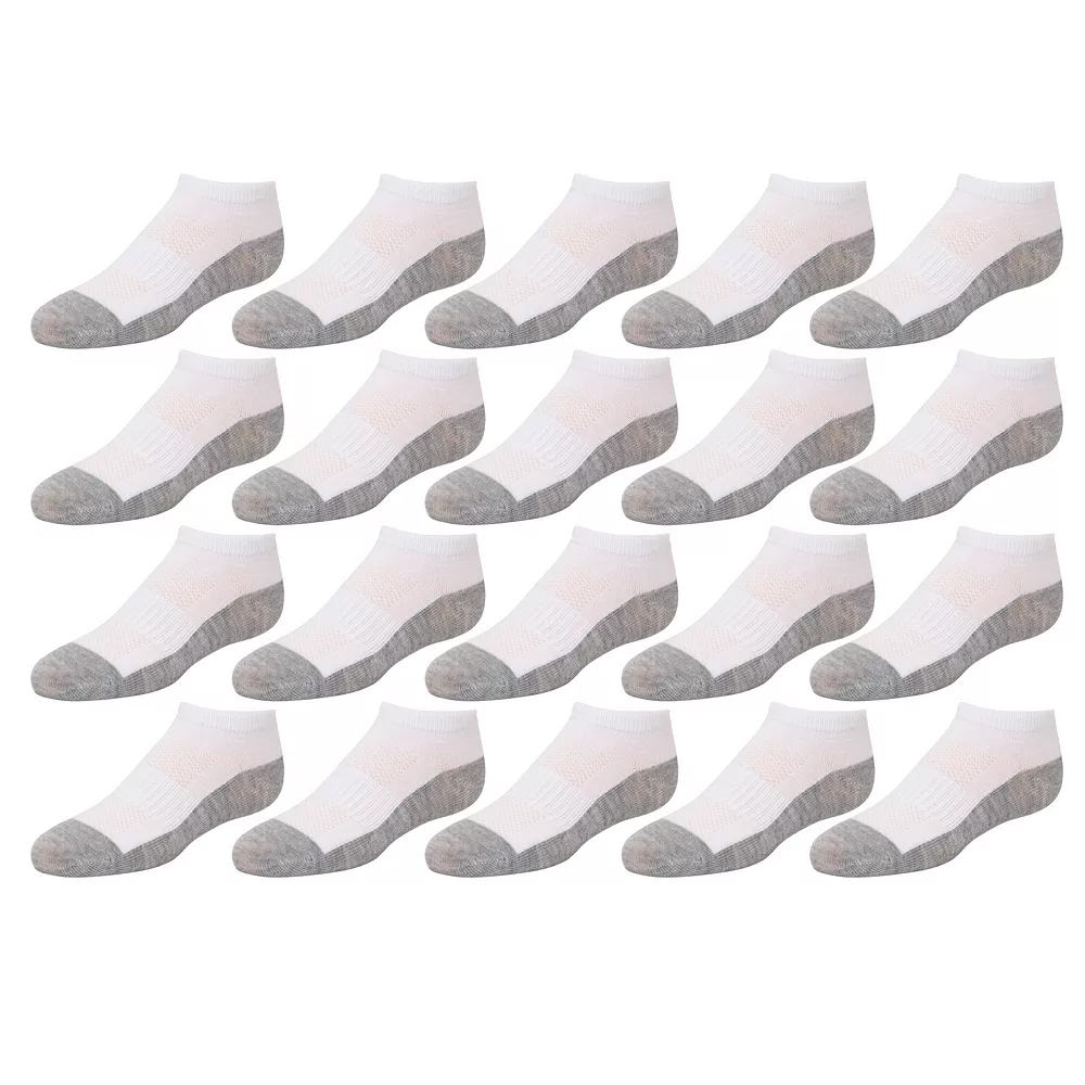 Boys Tek GearĀ® Lightweight Performance 20-Pack Low-Cut Socks - Image 3