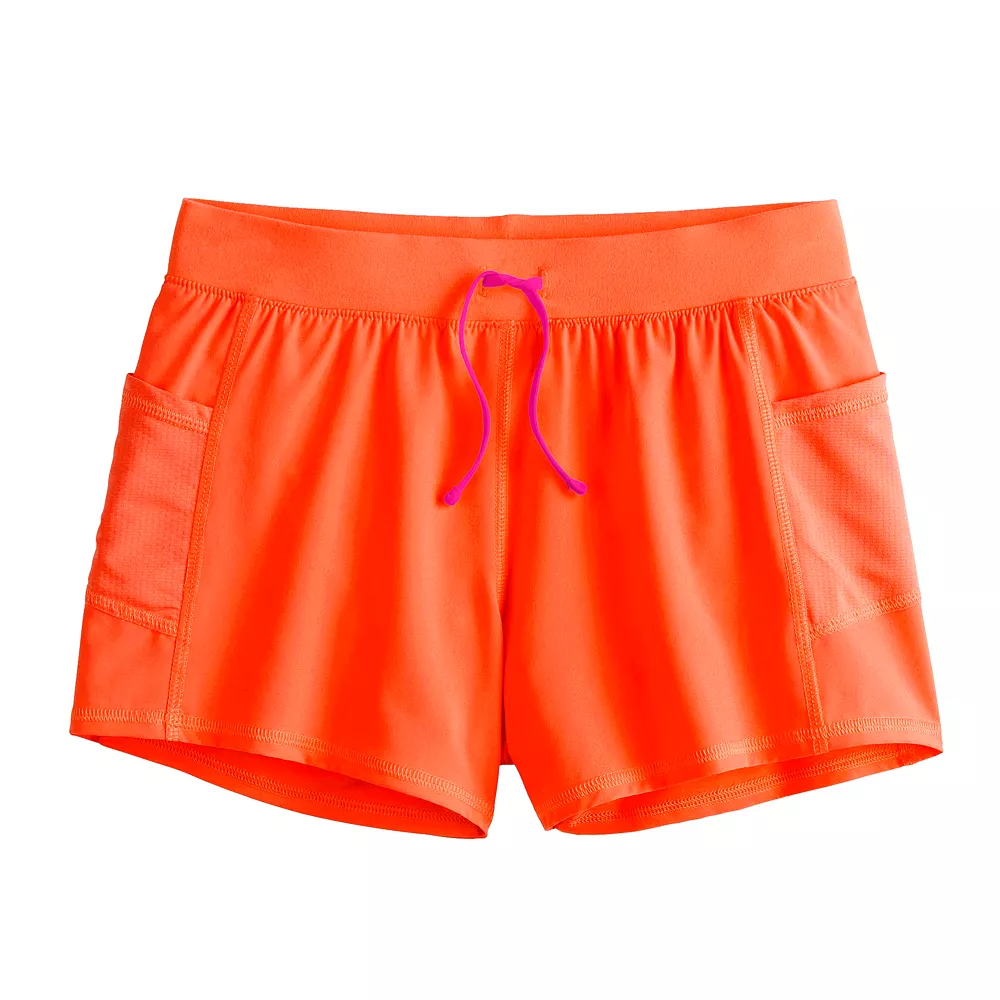 Girls 7-16 Tek GearĀ® Woven Running Shorts in Regular & Plus Size - Image 8