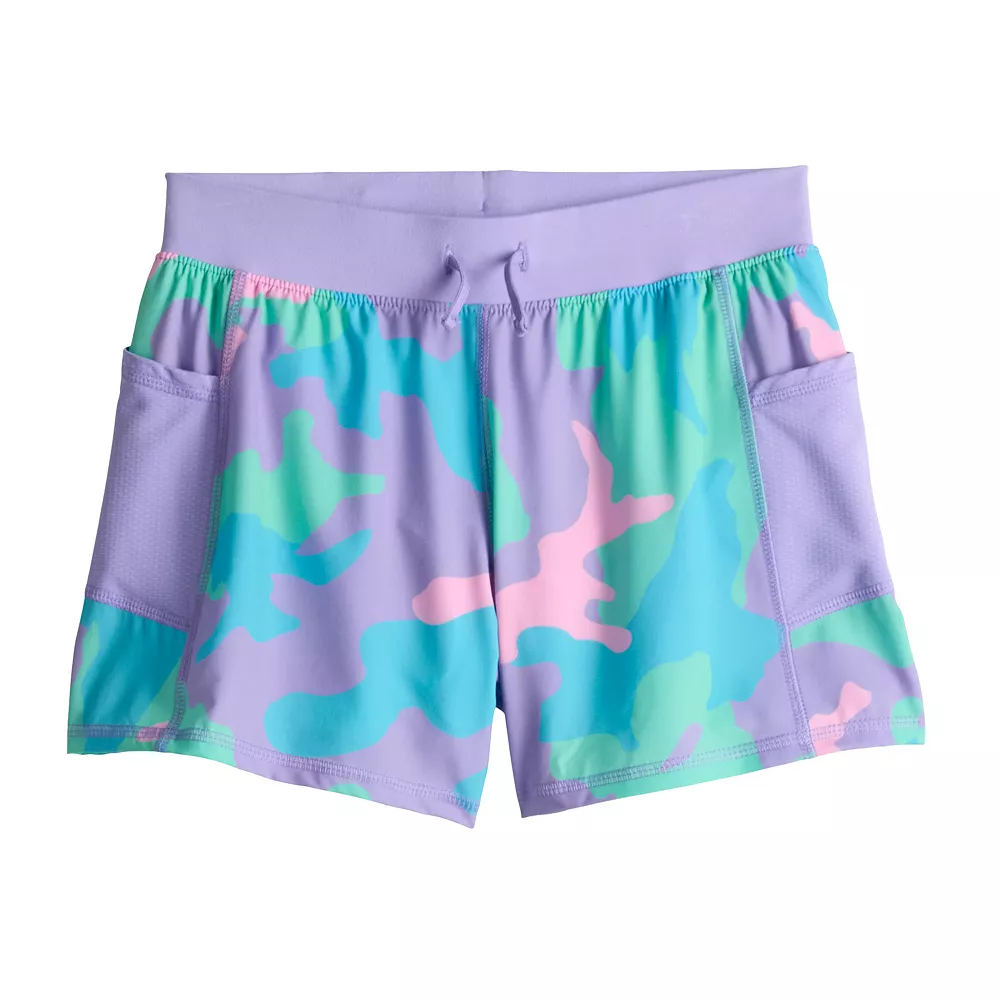 Girls 7-16 Tek GearĀ® Woven Running Shorts in Regular & Plus Size - Image 3