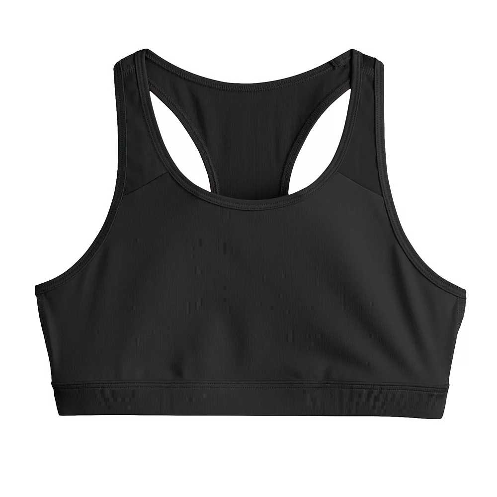 Girls 7-16 Tek GearĀ® Mesh Inset Sports Bra in Regular & Plus Size - Image 2