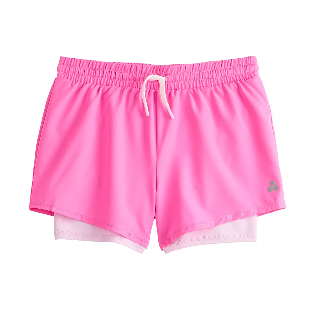 Girls 7-16 Tek GearĀ® Running Shorts - Image 3