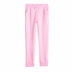 Girls 7-16 Tek Gear® Adaptive Ultrasoft Fleece Joggers -Deux par Deux shop 4936664 Strawberry Malt