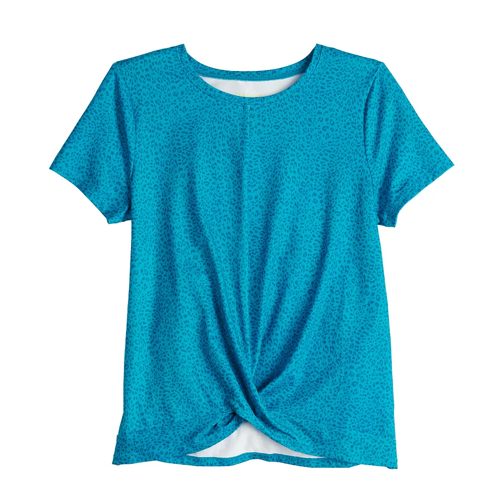 Girls 7-16 Tek GearĀ® Soft Tek Twist Hem Tee in Regular & Plus - Image 7