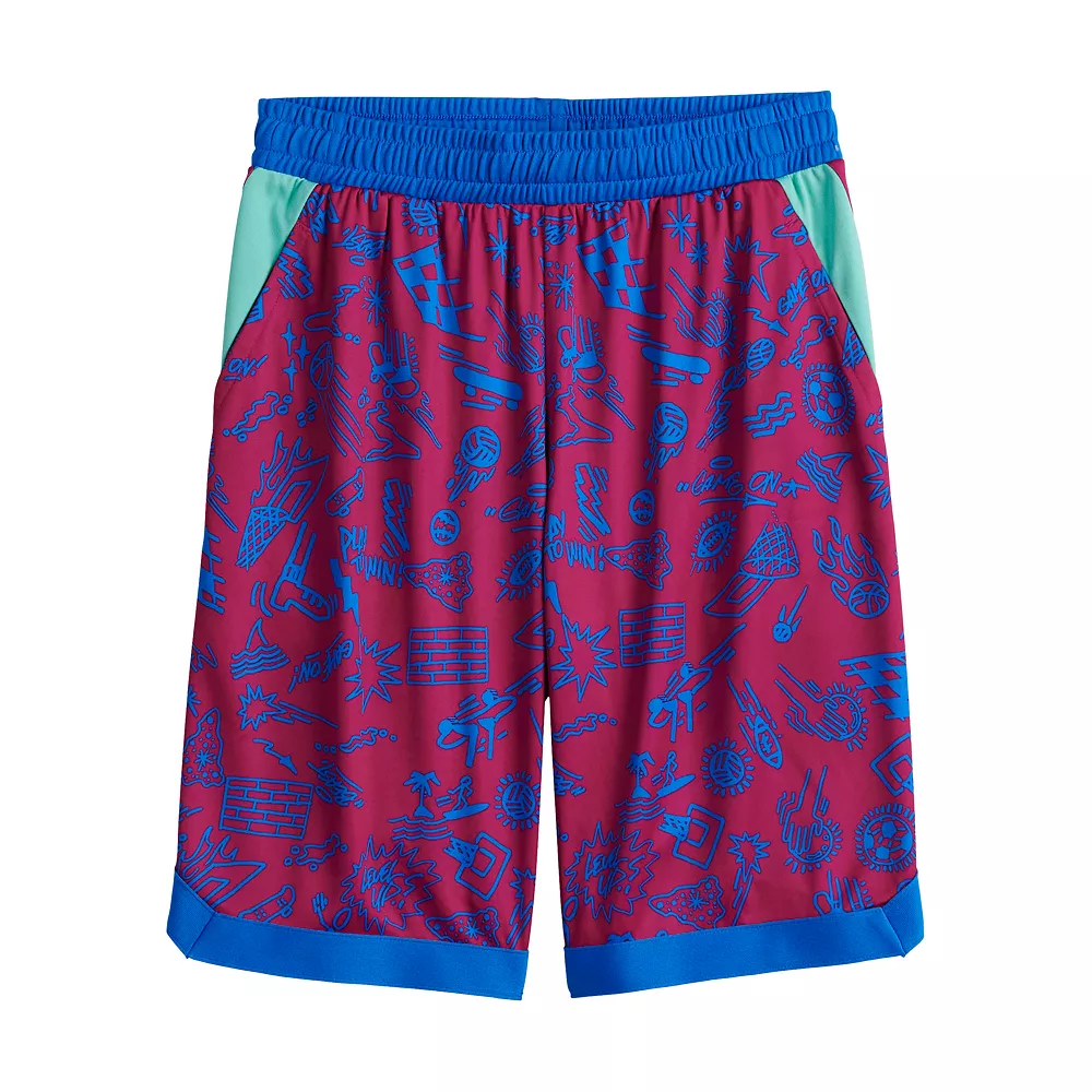 Boys 8-20 Tek GearĀ® Dry Tek Printed Shorts in Regular & Husky - Image 5