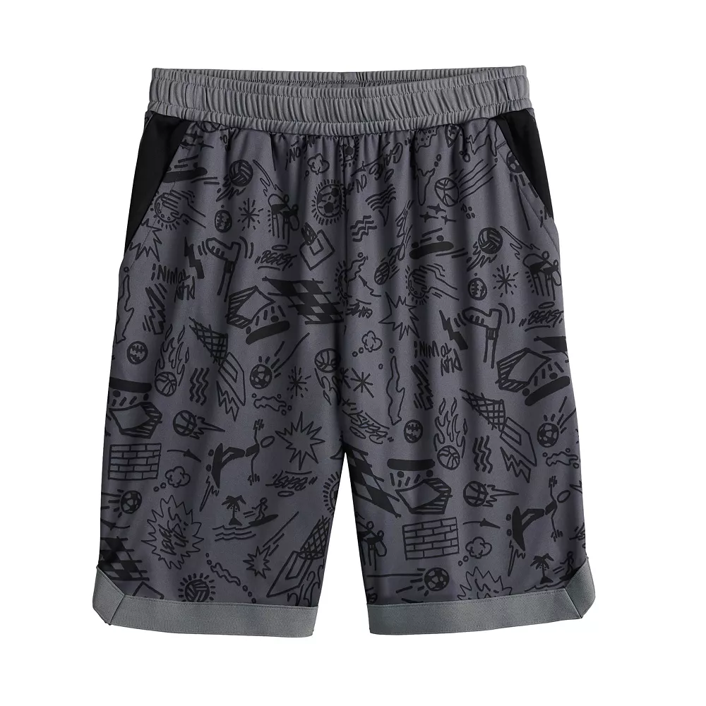 Boys 8-20 Tek GearĀ® Dry Tek Printed Shorts in Regular & Husky - Image 3