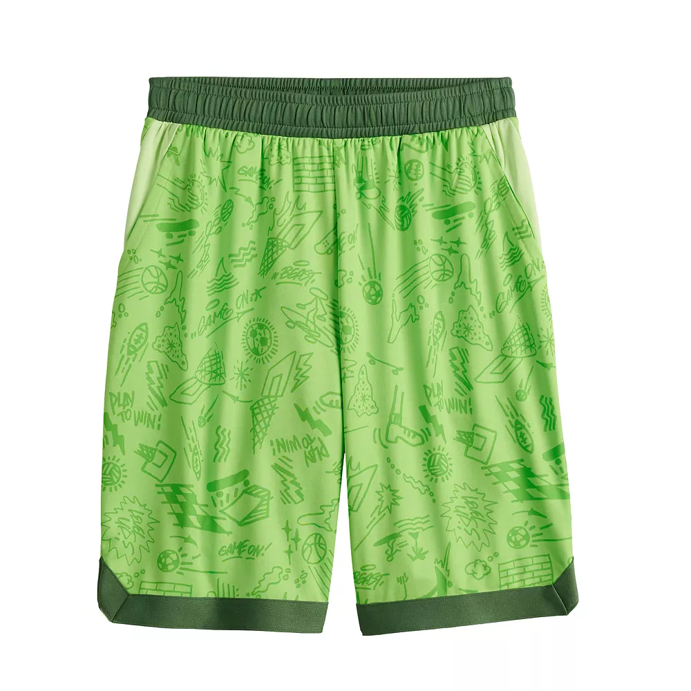 Boys 8-20 Tek GearĀ® Dry Tek Printed Shorts in Regular & Husky - Image 4