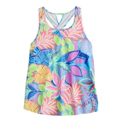 Girls 7-16 Tek Gear® Soft Tek Twist Keyhole Tank Top in Regular & Plus 19 Girls 7-16 Tek Gear® Soft Tek Twist Keyhole Tank Top in Regular & Plus -Deux par Deux shop 5220912 Blue Foliage