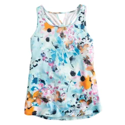 Girls 7-16 Tek Gear® Soft Tek Twist Keyhole Tank Top in Regular & Plus 17 Girls 7-16 Tek Gear® Soft Tek Twist Keyhole Tank Top in Regular & Plus -Deux par Deux shop 5220912 Light Blue Wildflowers