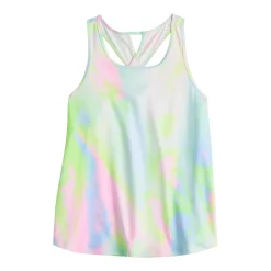 Girls 7-16 Tek Gear® Soft Tek Twist Keyhole Tank Top in Regular & Plus 21 Girls 7-16 Tek Gear® Soft Tek Twist Keyhole Tank Top in Regular & Plus -Deux par Deux shop 5220912 Pink Geometric