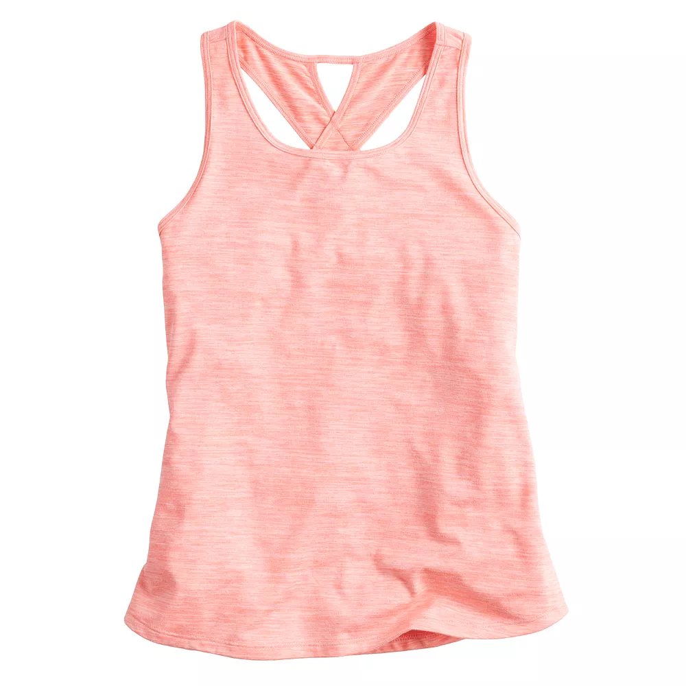 Girls 7-16 Tek Gear® Soft Tek Twist Keyhole Tank Top in Regular & Plus 7 Girls 7-16 Tek Gear® Soft Tek Twist Keyhole Tank Top in Regular & Plus - Image 5