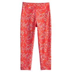 Girls 7-16 Tek Gear® Performance 7/8 Leggings in Regular & Plus 14 Girls 7-16 Tek Gear® Performance 7/8 Leggings in Regular & Plus -Deux par Deux shop 5221479 Coral Squiggles