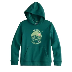 Kids 7-20 Tek GearĀ® Graphic Ultrasoft Fleece Hoodie in Regular & Husky