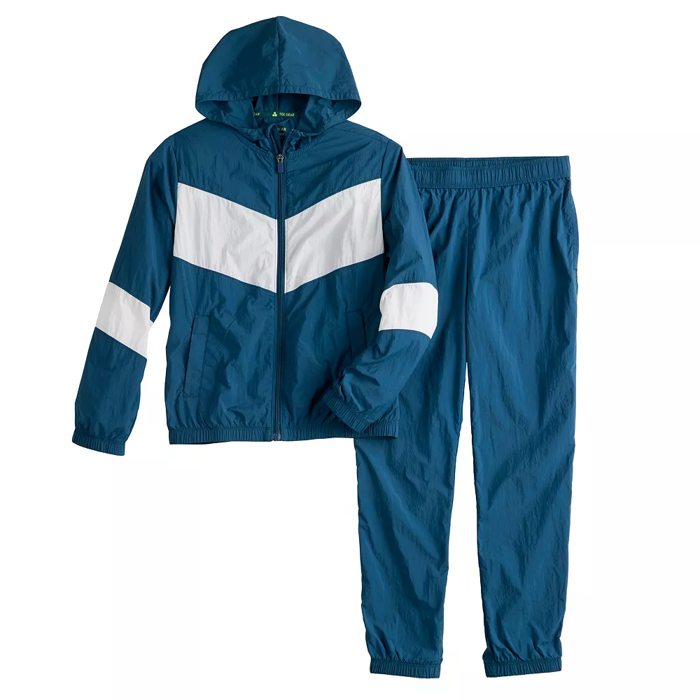 Kids 7-20 Tek GearĀ® Windbreaker Tracksuit Set in Regular & Husky - Image 2