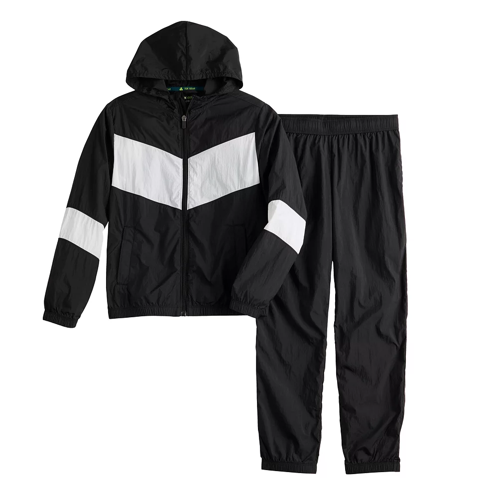 Kids 7-20 Tek GearĀ® Windbreaker Tracksuit Set in Regular & Husky - Image 3