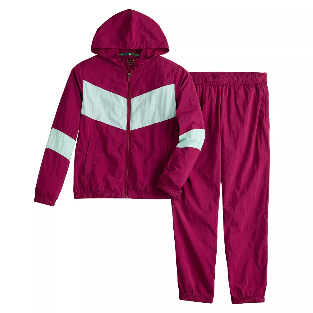 Kids 7-20 Tek GearĀ® Windbreaker Tracksuit Set in Regular & Husky