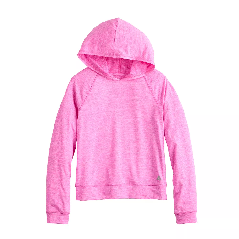 Girls 7-16 Tek GearĀ® Soft Tek Hoodie Tee in Regular & Plus - Image 3