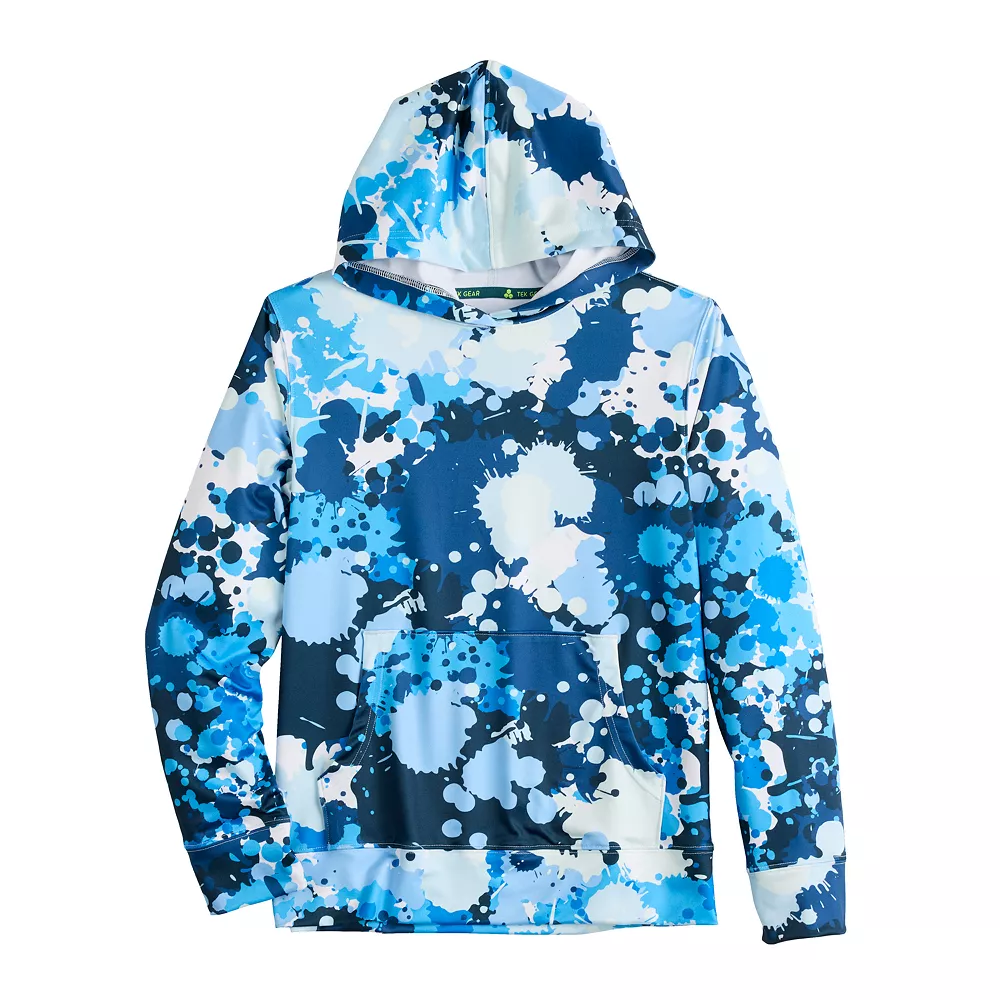 Boys 8-20 Tek GearĀ® Printed Hoodie in Regular & Husky