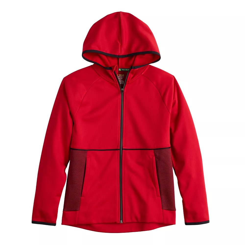 Boys 8-20 Tek GearĀ® Performance Fleece Full Zip Hoodie in Regular & Husky - Image 3