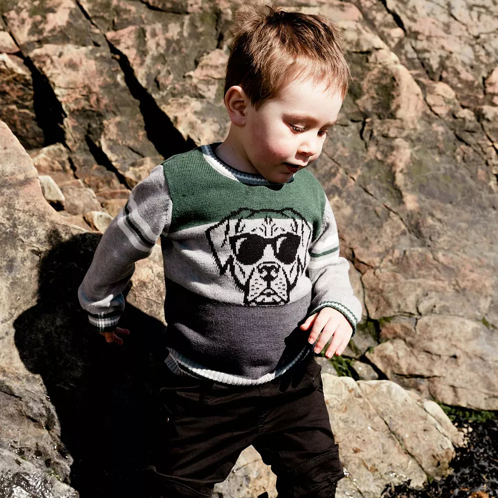 Knit Sweater With Dog - Image 2