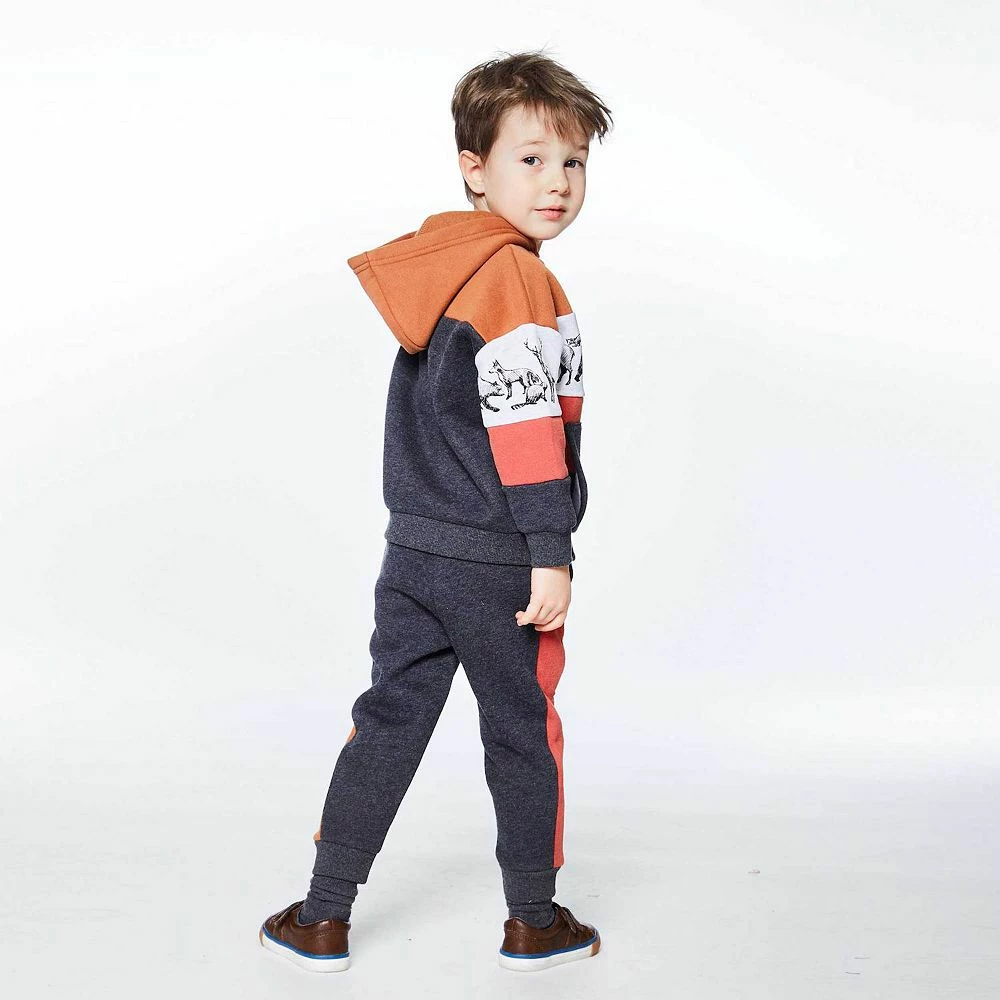 Fleece Pant Dark Grey With Clay Brown 5 Fleece Pant Dark Grey With Clay Brown - Image 3