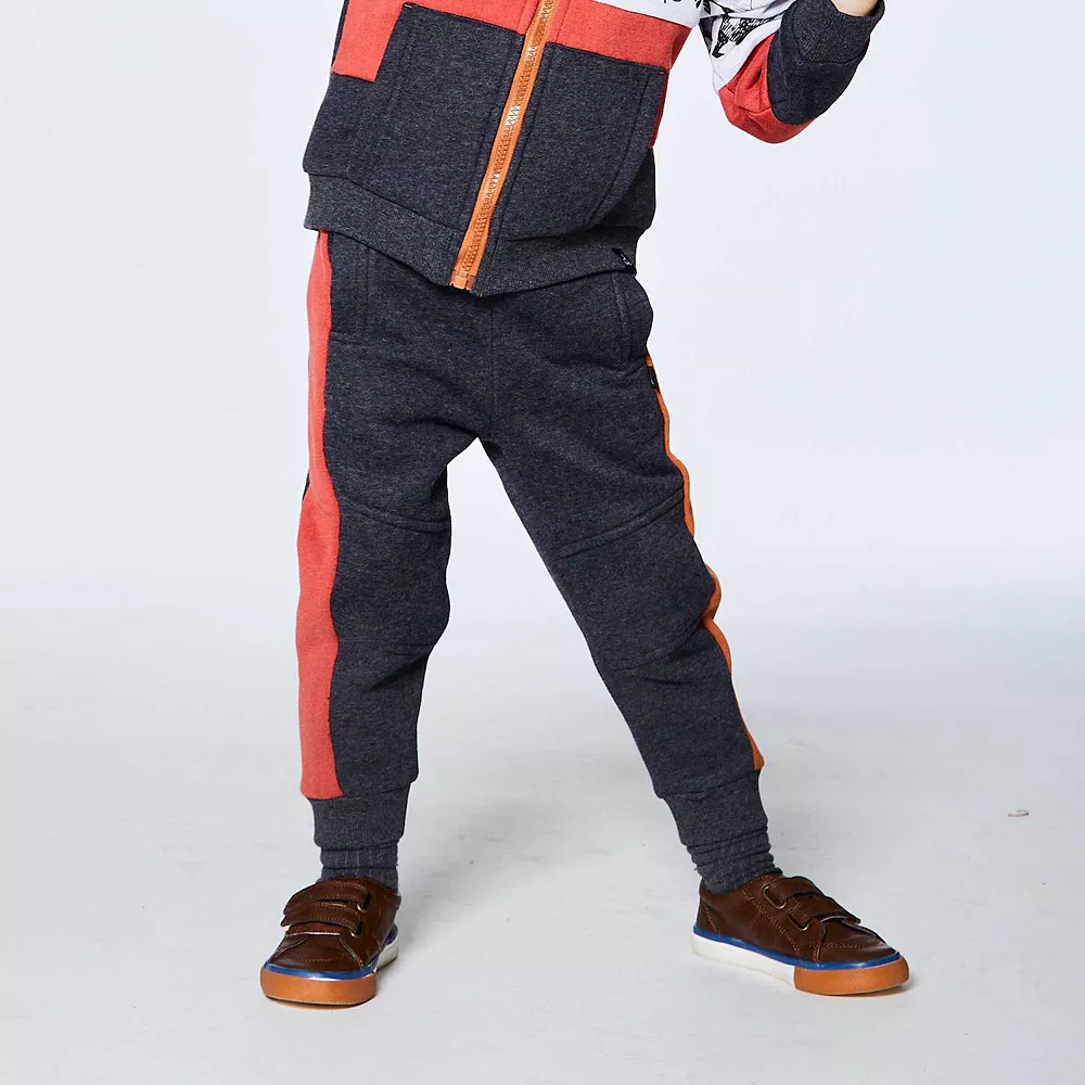Fleece Pant Dark Grey With Clay Brown 6 Fleece Pant Dark Grey With Clay Brown - Image 4
