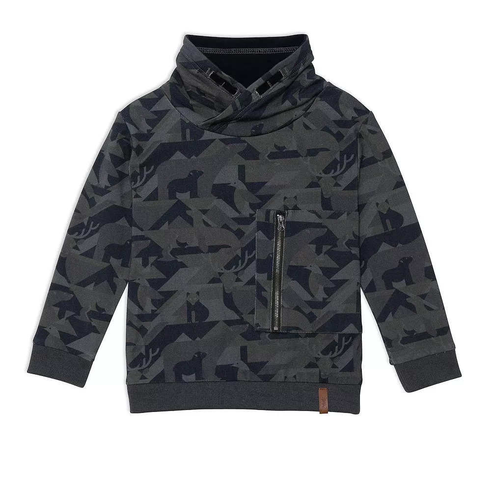 Fleece Top With High Neck And Pocket 3 Fleece Top With High Neck And Pocket