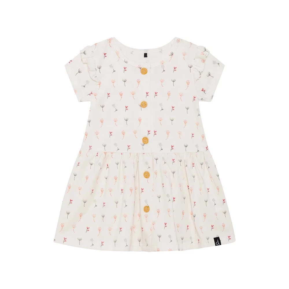 Organic Cotton Tunic And Legging Set Caramel And White - Image 2