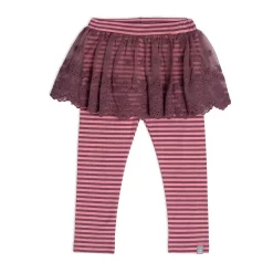 Legging With Lace Skirt