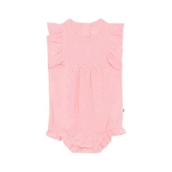 Pointelle Romper Light Pink