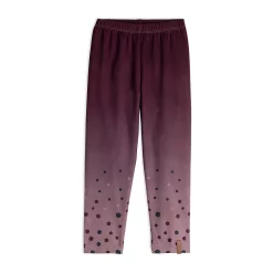 Printed Flowers Legging Gradient Plum
