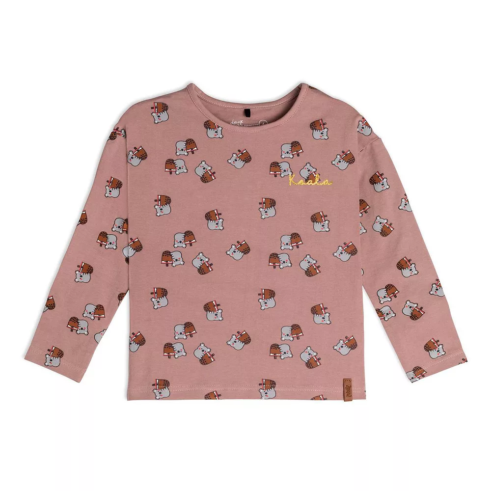 Long Sleeve Top With Printed Koalas 3 Long Sleeve Top With Printed Koalas