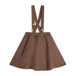 Skirt With Straps Brown