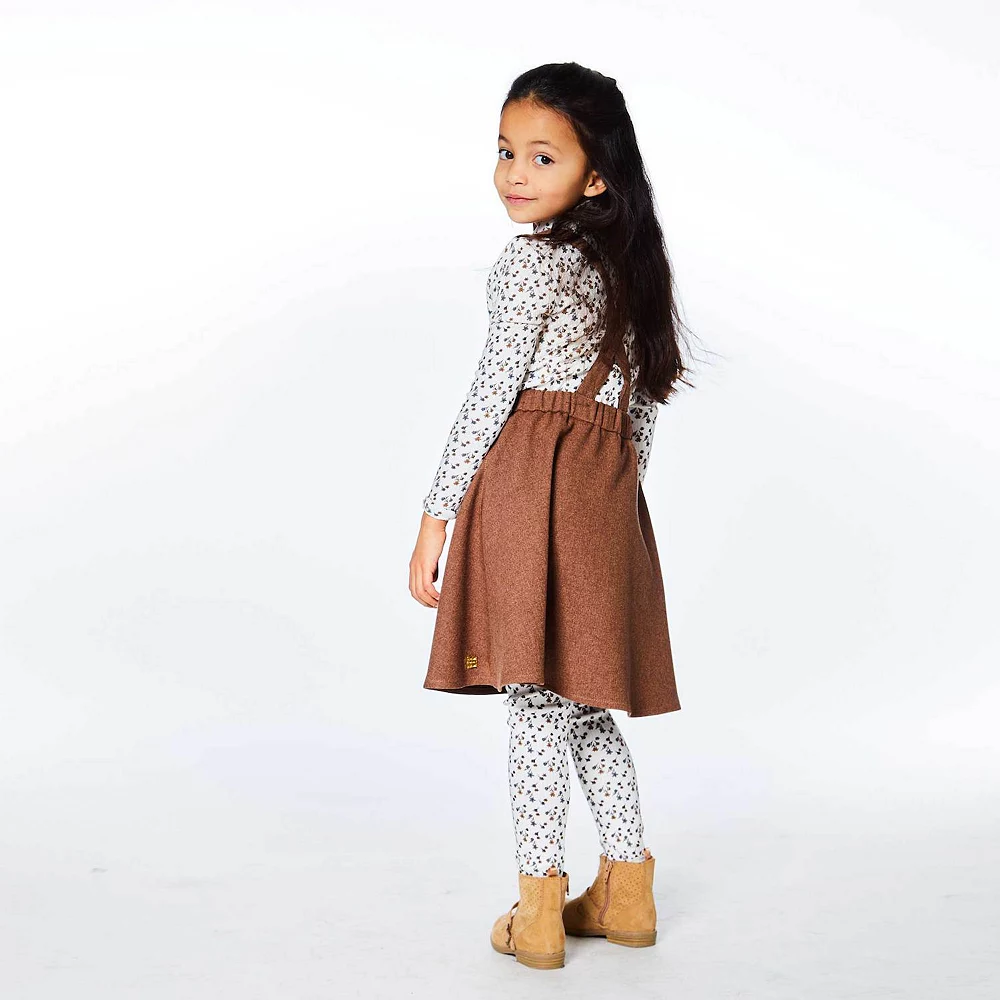 Skirt With Straps Brown - Image 4