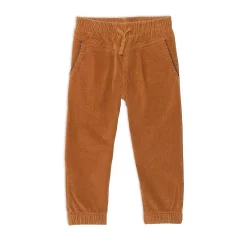 Corduroy Pant With Elastic Cuff Ocher