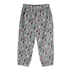Printed Flowers Corduroy Pant