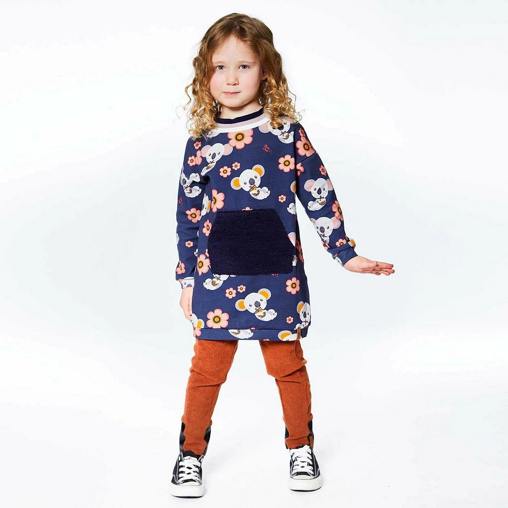 Cut And Sew Leggings Ocher - Image 2