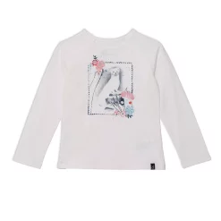 Raglan Long Sleeve Top Off White