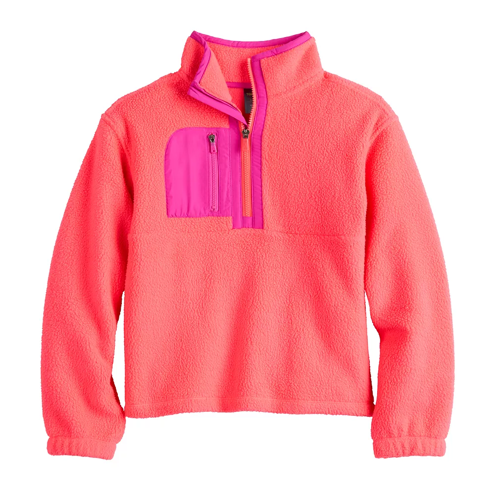 Girls 7-16 Tek GearĀ® Sherpa Pullover in Regular & Plus - Image 2