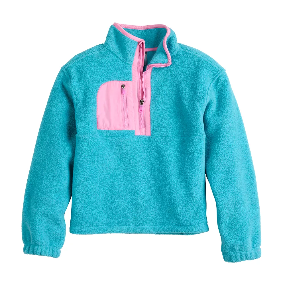 Girls 7-16 Tek GearĀ® Sherpa Pullover in Regular & Plus - Image 3
