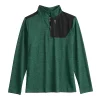 Boys 8-20 Tek Gear® Mixed Media 1/4-Zip Pullover in Regular & Husky 1 Boys 8-20 Tek Gear® Mixed Media 1/4-Zip Pullover in Regular & Husky -Deux par Deux shop 6142160 Mint Confetti