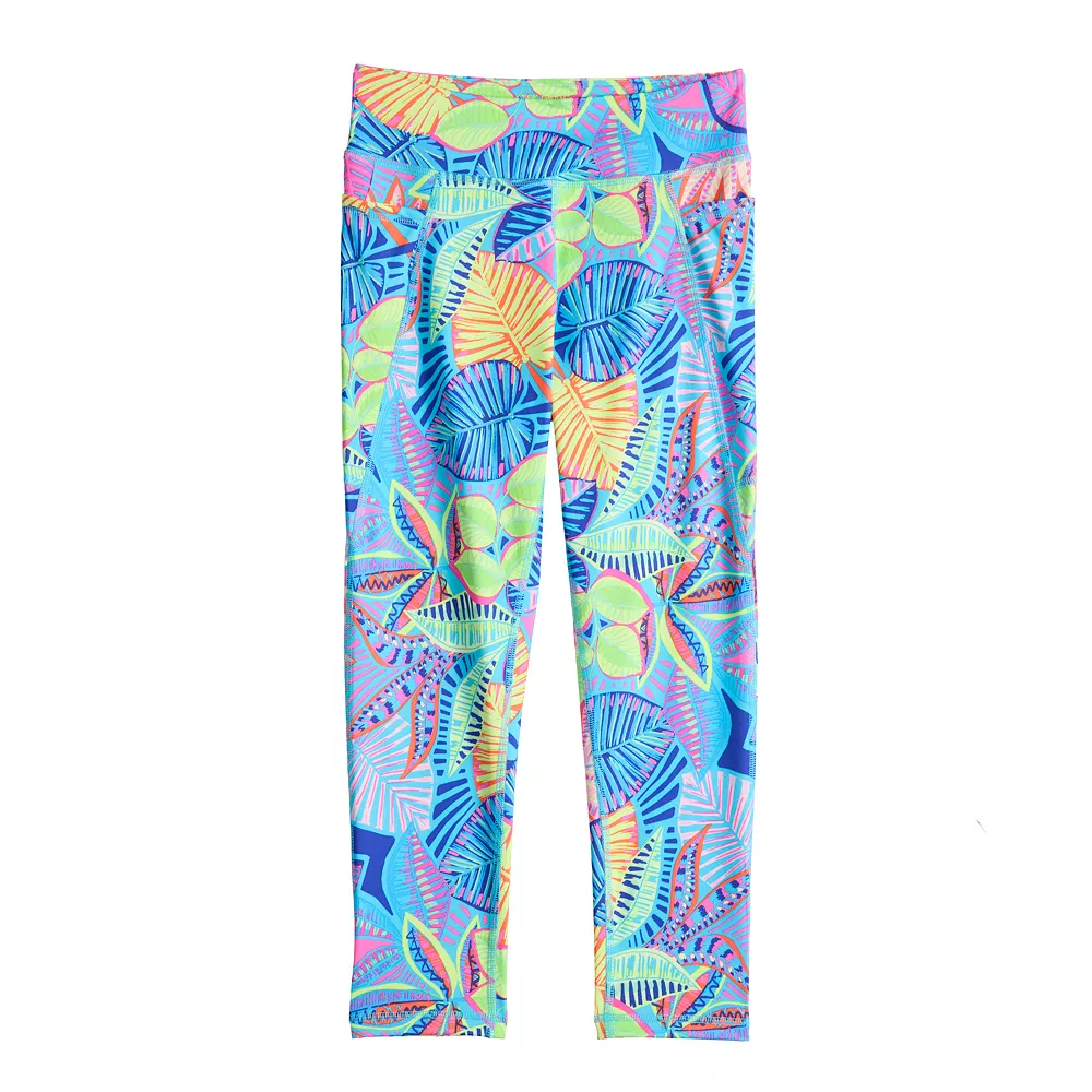 Girls 7-16 Tek GearĀ® 7/8 Performance Leggings in Regular & Plus Size